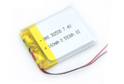 HHS 3.7v 160mAh 302530锂聚合物可充电电池，用于GPS蓝牙Mp4 Mp5