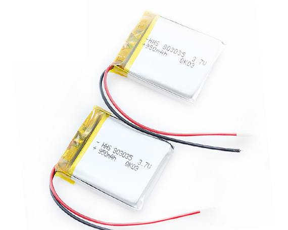 HHS 3.7V 950mAh 803035锂聚合物可充电电池，用于蓝牙GPS PSP手机MID Powebank PAD PDA