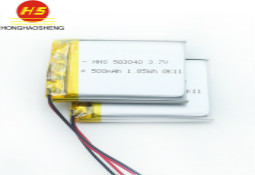 HHS 503040 500mAh聚合物锂电池 3.7v 数码音箱锂电池LED灯玩具电池