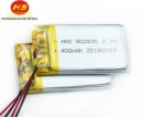 30mAH-500mAH - 深圳电池鸿昊升公司502535 602535 500mAh 3.7v LDE照明训狗器理疗仪按摩仪电池