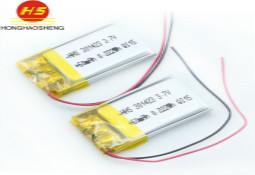 厂家直销301423（60mah）3.7v蓝牙耳机照明灯聚合物锂电池