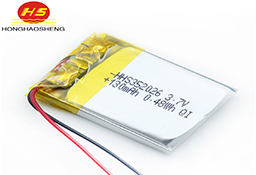 深圳鸿昊升电子352026 130mah 3.7v聚合物锂电池 蓝牙耳机音响美容产品充电电池