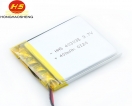 30mAH-500mAH - 深圳鸿昊升电池厂家现货403035 3.7v 400mAh小风扇 化妆盒聚合物锂电池