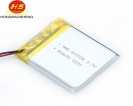 30mAH-500mAH - 深圳鸿昊升电池厂家现货403035 3.7v 400mAh小风扇 化妆盒聚合物锂电池