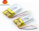 30mAH-500mAH - 深圳鸿昊升电池厂家直销聚合物锂电池501120 75mah蓝牙耳机照明灯用kc认证锂电池