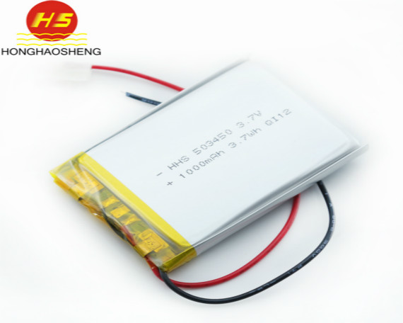 厂家直销503450 1000mah聚合物锂电池 电动牙刷电池美容仪锂电池